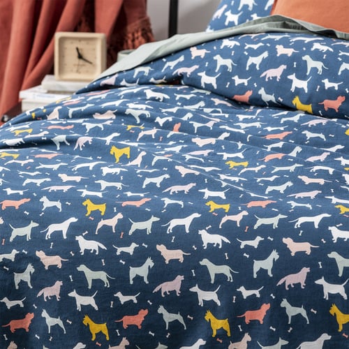 Novelty European Vintage Cotton Quilt Cover Set