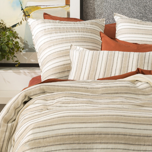 Chiswick Living Bardot VintageWashed French Flax Linen Quilt Cover Set