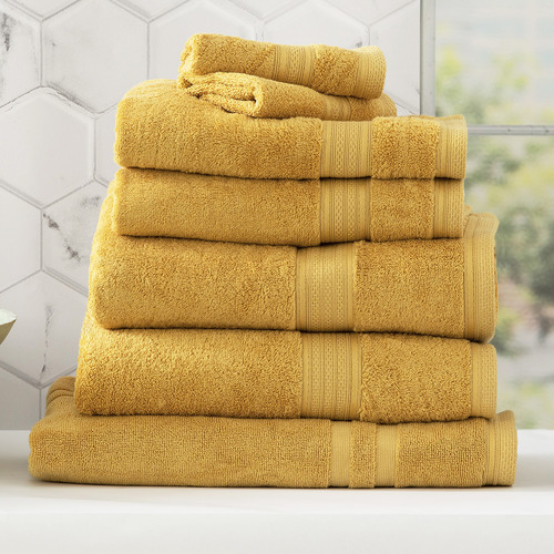 7 Piece Marisse Bamboo & Cotton Bathroom Towel Set