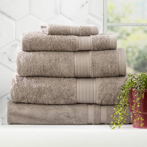 5 Piece Marisse Bamboo & Cotton Bathroom Towel Set