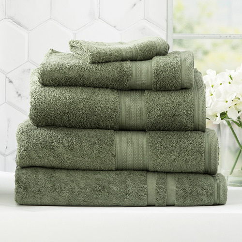 5 Piece Marisse Bamboo & Cotton Bathroom Towel Set