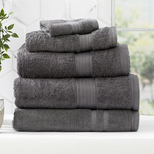 5 Piece Marisse Bamboo & Cotton Bathroom Towel Set