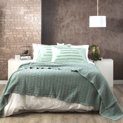 Lexico Cotton Waffle Blanket