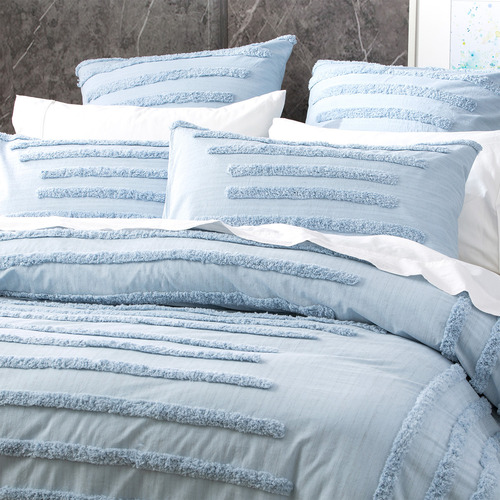 Classic Vintage Washed Tufted Cotton European Pillowcase