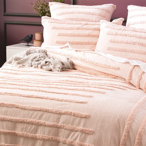 Classic Vintage Washed Tufted Cotton European Pillowcase