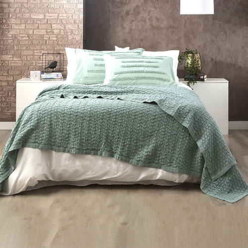 Lexico Cotton Waffle Blanket