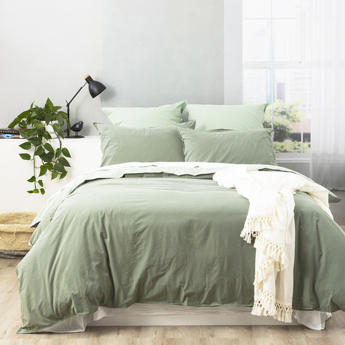 Essentials Vintage Stonewashed Reversible European Pillowcase