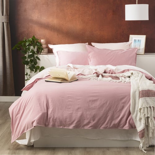 Essentials Vintage Stonewashed Reversible European Pillowcase
