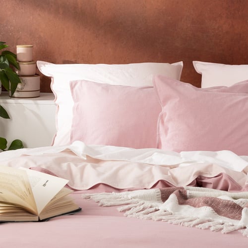 Essentials Vintage Stonewashed Reversible European Pillowcase