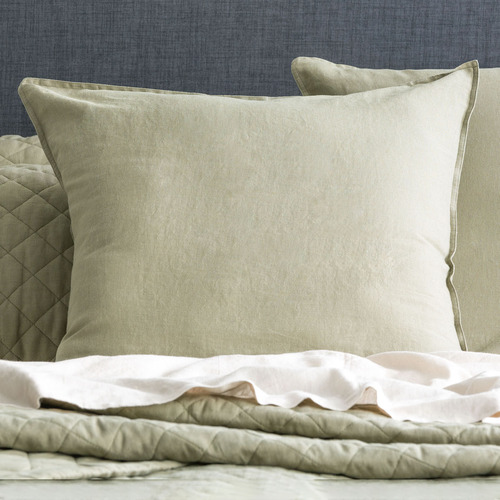 Chiswick Living Cavallo French Linen European Pillowcase | Temple & Webster