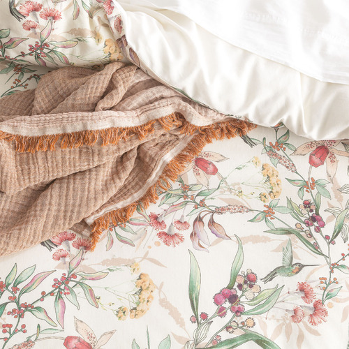 Banksia Cavallo French Linen Quilt Cover Set