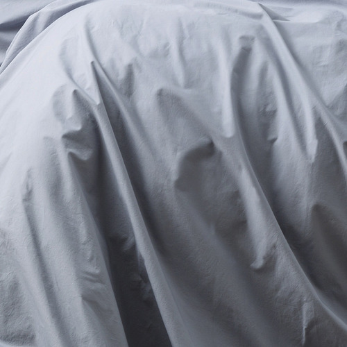 Dusty Blue Helena Cotton Quilt Cover Set