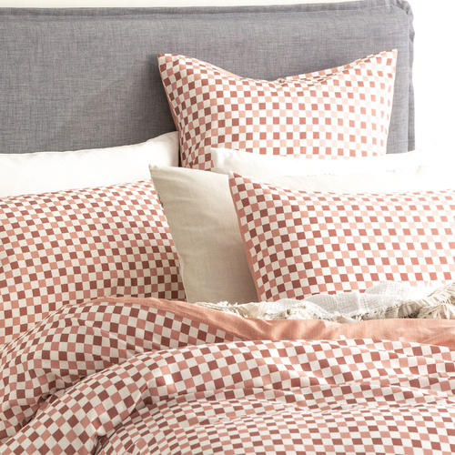 Cedar Chessboard Cotton Quilt Cover Set