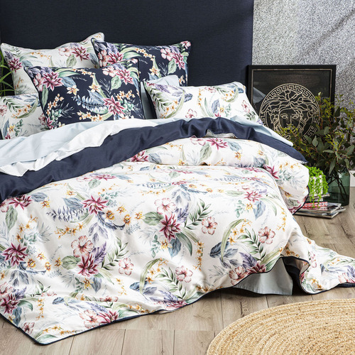 Veronica Cotton Quilt Cover Set | Temple & Webster