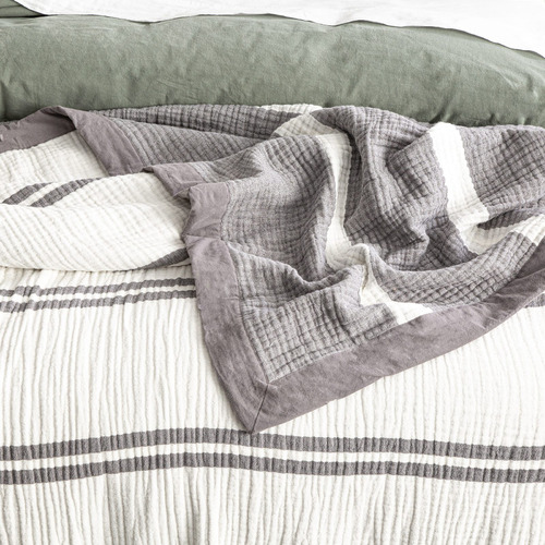 Brighton Washed Cotton Blanket