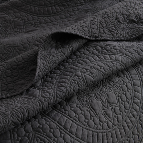 Grey Asher Coverlet Set