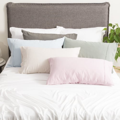 Lilac Gatten Washed Microfibre Quilt Cover Set