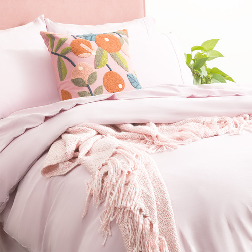 Lilac Gatten Washed Microfibre Quilt Cover Set