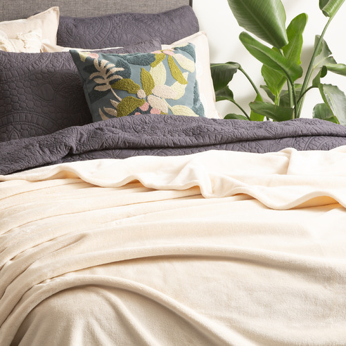Mandel Velvet Blanket