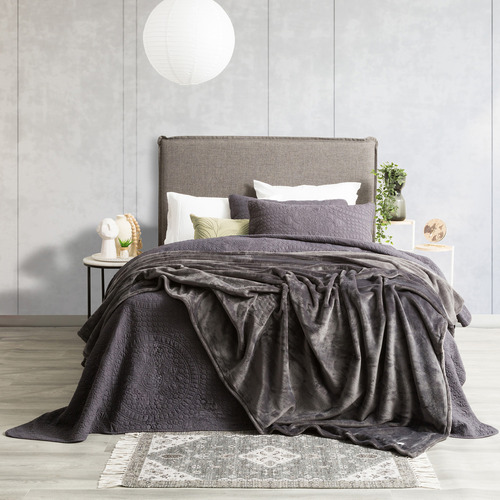 Mandel Velvet Blanket