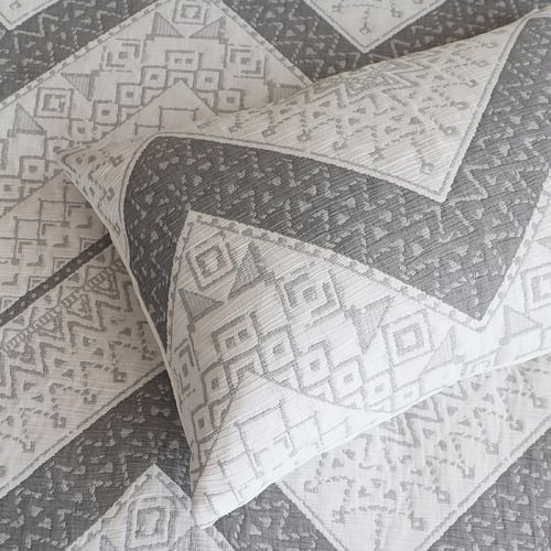 Indie Jacquard Noctis Cotton Quilt Cover Set
