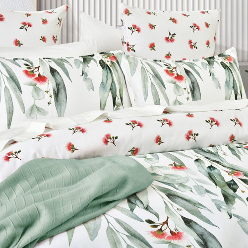 Clayton Cotton Sateen Reversible Quilt Cover Set