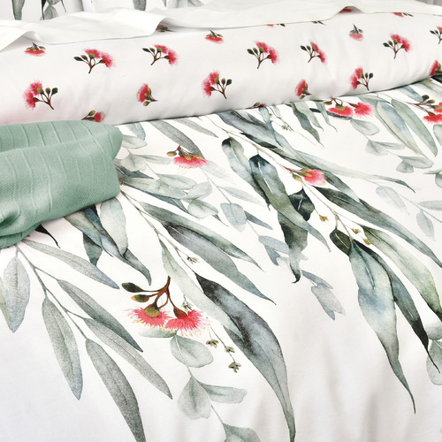 Clayton Cotton Sateen Reversible Quilt Cover Set
