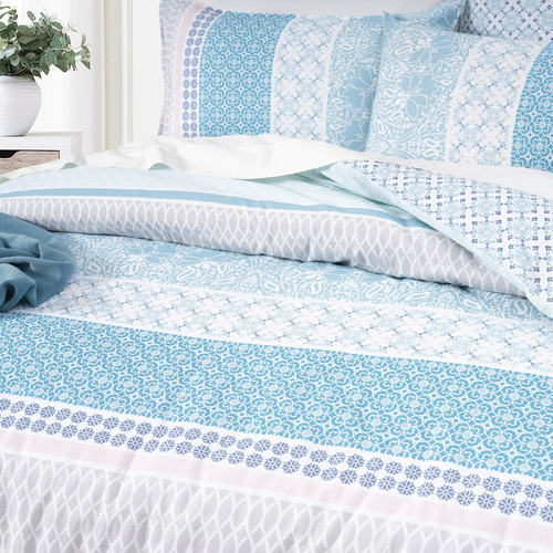 Brandt Cotton Sateen Reversible Quilt Cover Set