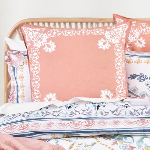 Davila Cotton Sateen Reversible Quilt Cover Set