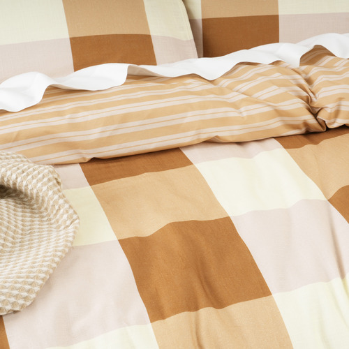 Ellis Cotton Sateen Reversible Quilt Cover Set