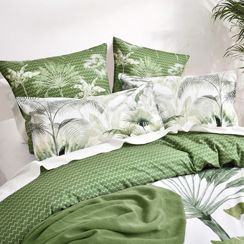 Sheree Cotton Sateen Reversible Quilt Cover Set