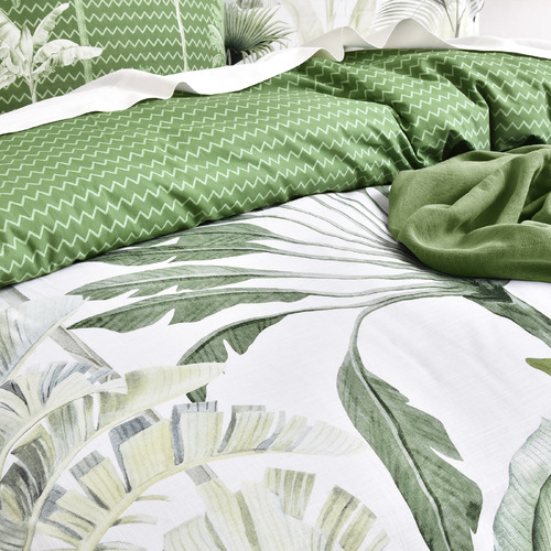 Sheree Cotton Sateen Reversible Quilt Cover Set