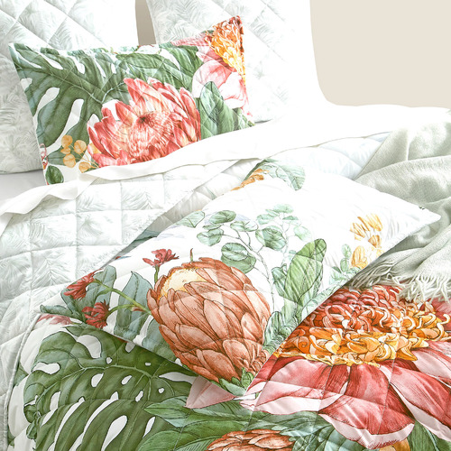 Miriam Quilted Microfibre Coverlet Set