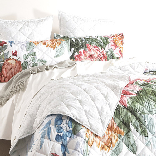 Miriam Quilted Microfibre Coverlet Set