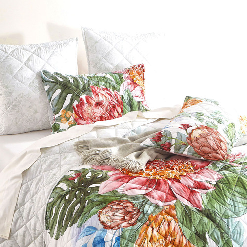 Miriam Quilted Microfibre Coverlet Set