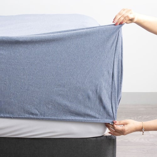 Harlan Organic Cotton Jersey Fitted Sheet Set