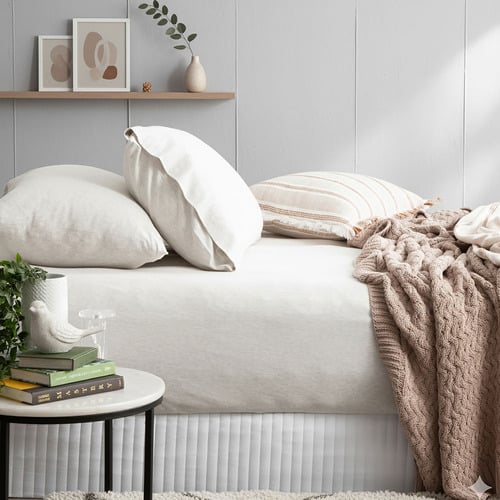 Harlan Organic Cotton Jersey Fitted Sheet Set