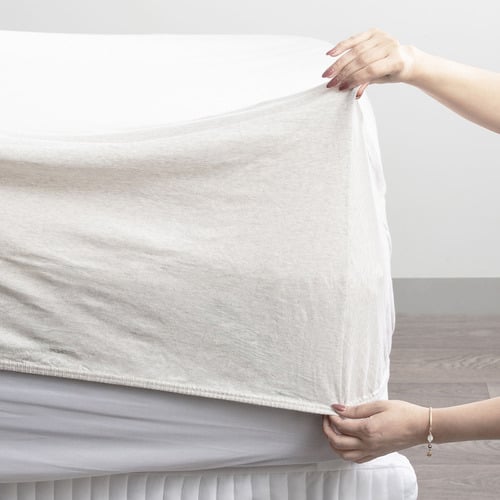 Harlan Organic Cotton Jersey Fitted Sheet Set
