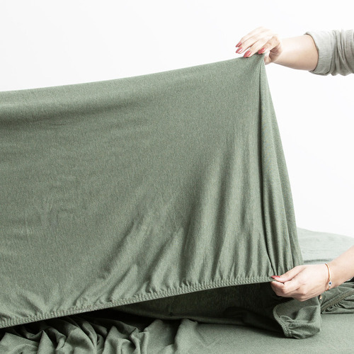 Harlan Organic Cotton Jersey Fitted Sheet Set