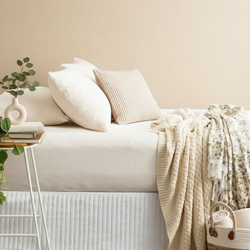 Harlan Organic Cotton Jersey Fitted Sheet Set