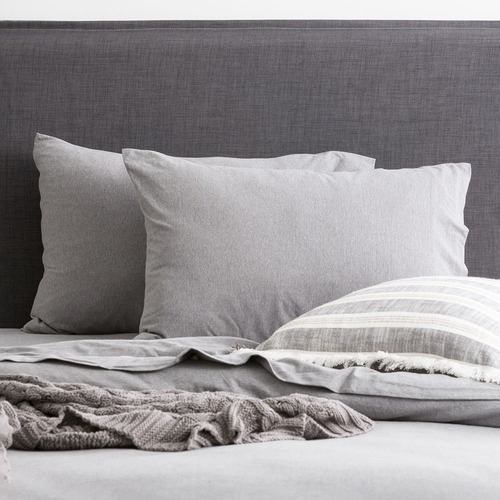 Harlan Organic Cotton Jersey Standard Pillowcases