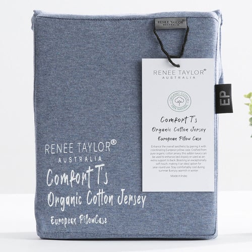 Harlan Organic Cotton Jersey European Pillowcase