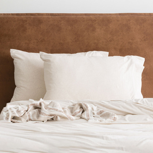 Harlan Organic Cotton Jersey Standard Pillowcases