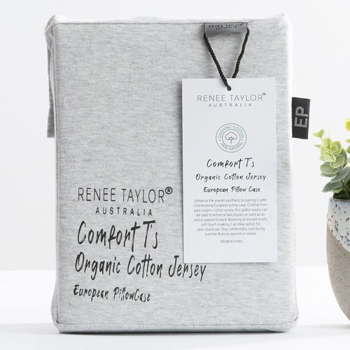 Harlan Organic Cotton Jersey European Pillowcase