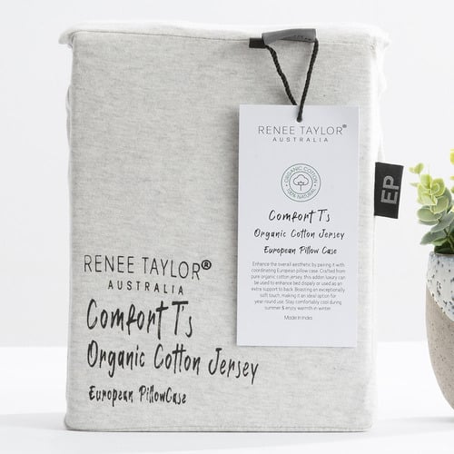 Harlan Organic Cotton Jersey European Pillowcase