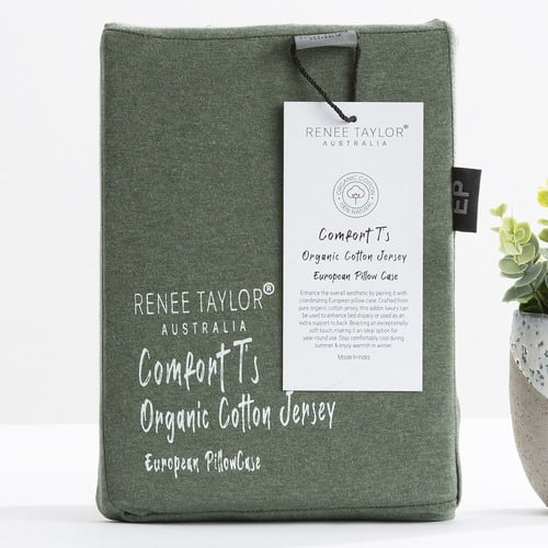 Harlan Organic Cotton Jersey European Pillowcase