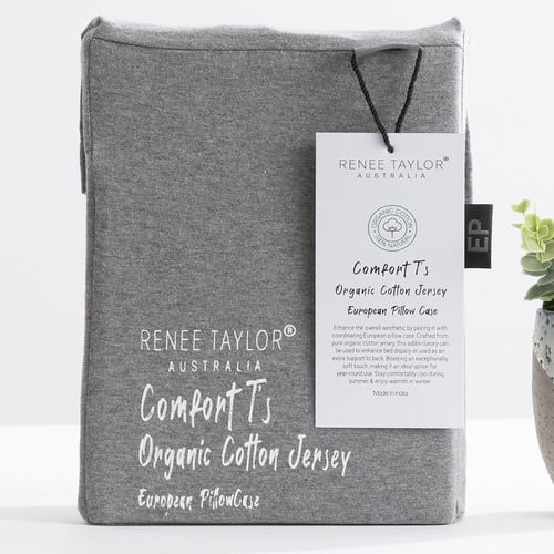Harlan Organic Cotton Jersey European Pillowcase