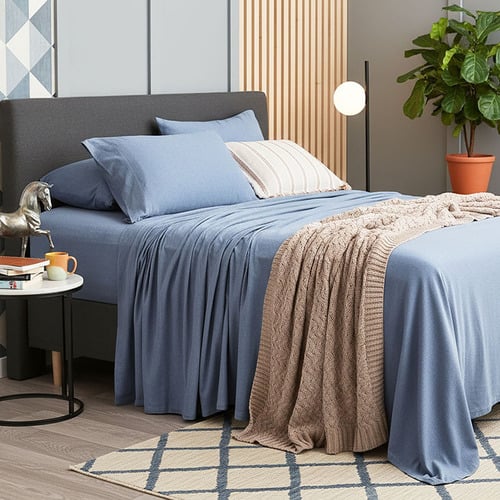 Harlan Organic Cotton Jersey Sheet Set