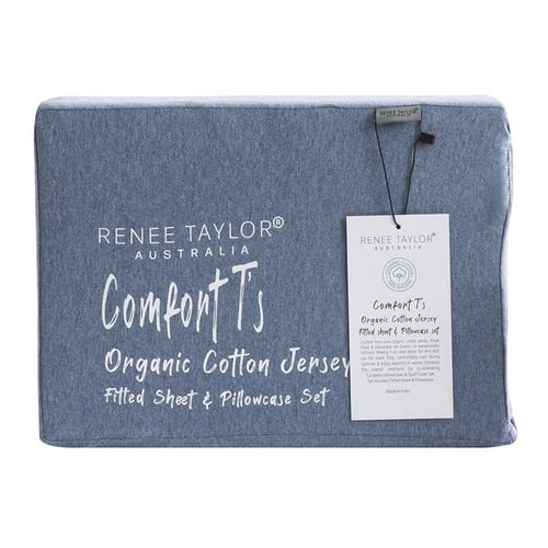 Harlan Organic Cotton Jersey Fitted Sheet Set