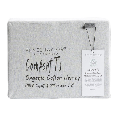 Harlan Organic Cotton Jersey Fitted Sheet Set